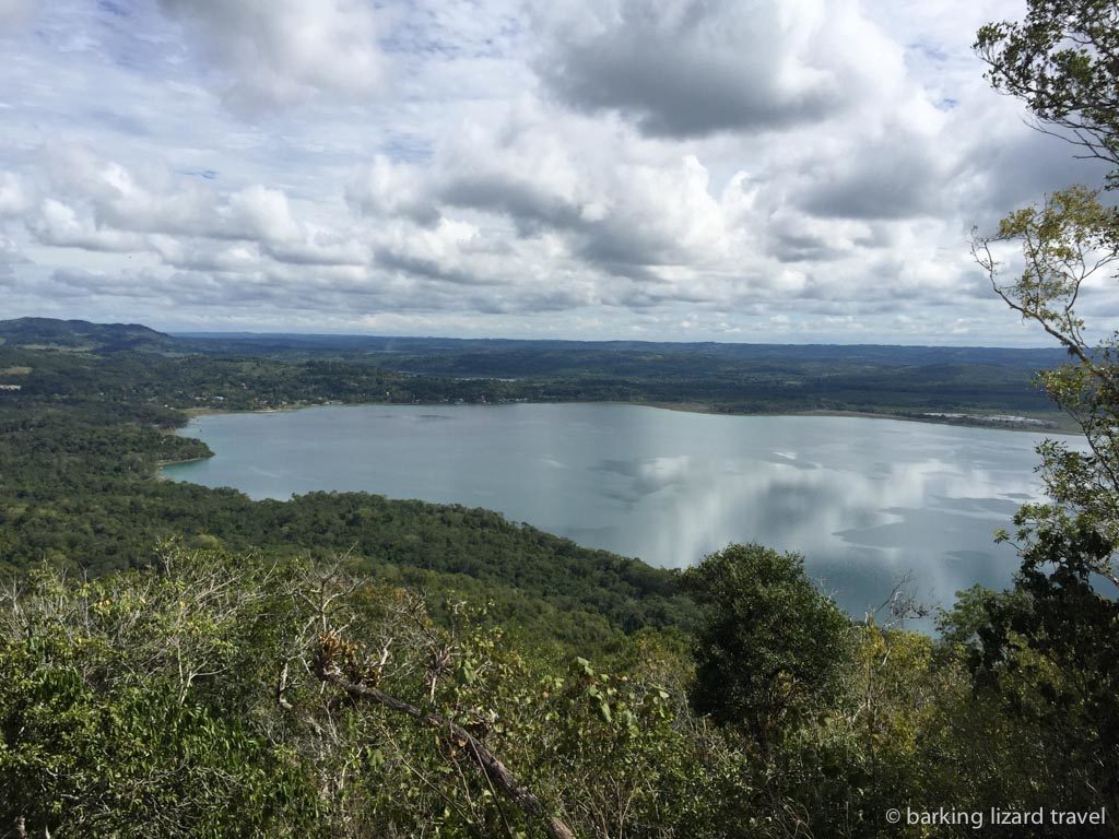 view of lago peten itza in El Remate