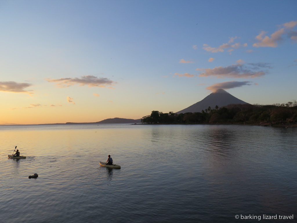 Sunset on Ometepe Island