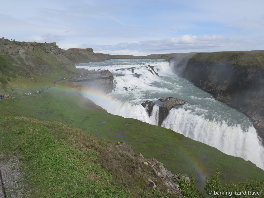 photo of the gullfoss waterfall golden circle iceland