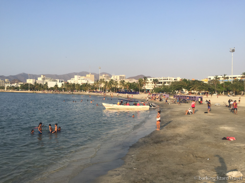 photo of the beach front in Santa Marta