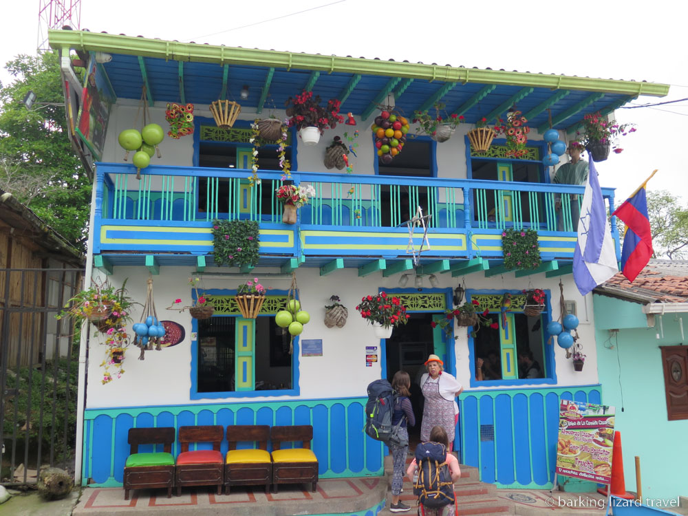 Photo of a colourful house in Salento